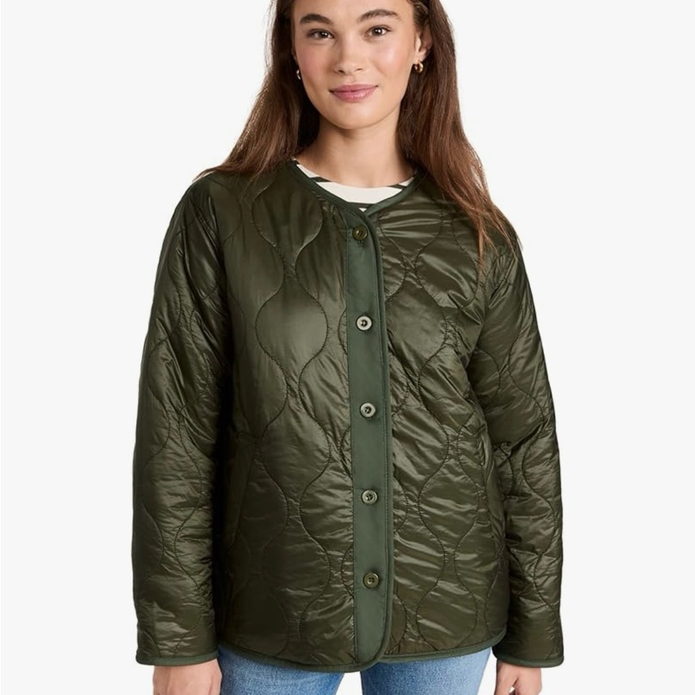 Velvet by Graham & Spencer Olive Puffer Jacket